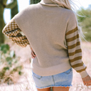  Vera Waffle Knit Turtleneck Sweater