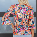  Verakina Flare Sleeve Tied Blouse