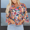  Verakina Flare Sleeve Tied Blouse