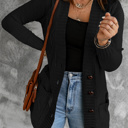 Fiery Red Medium Victoria Front and Closure Cardigan