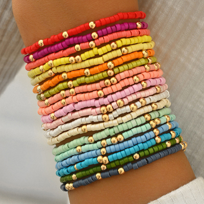 Vienna Bead Stretch Bracelet Set