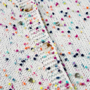  Vienna Rhinestone Decor Confetti Sweater