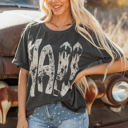  Vintage Yall Cowboy Boots Graphic Tee