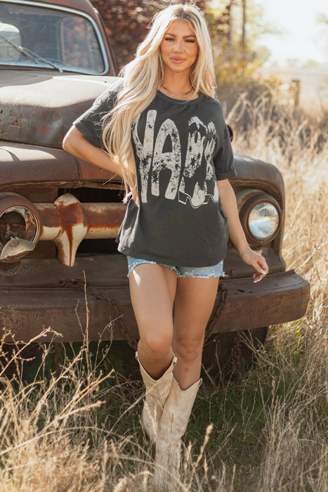 Vintage Yall Cowboy Boots Graphic Tee