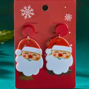  Violeta Father Christmas Dangle Earrings
