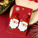  Violeta Father Christmas Dangle Earrings