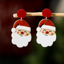 Violeta Father Christmas Dangle Earrings