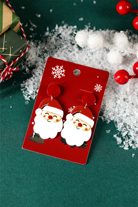Violeta Father Christmas Dangle Earrings