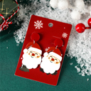  Violeta Father Christmas Dangle Earrings