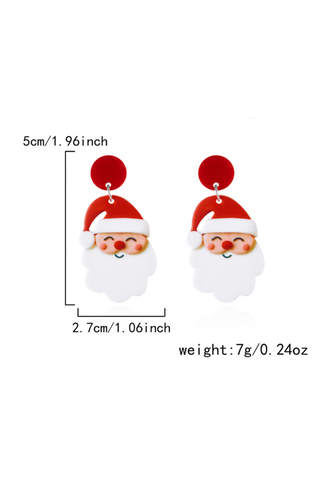 Violeta Father Christmas Dangle Earrings