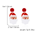  Violeta Father Christmas Dangle Earrings