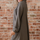  Viviana Taupe Waffle Knit Shirt