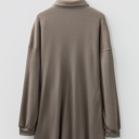  Viviana Taupe Waffle Knit Shirt