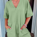  Vivienne Half Sleeve Knit Romper