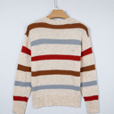  Vivienne Shoulder Heathered Knit Sweater