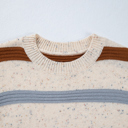  Vivienne Shoulder Heathered Knit Sweater
