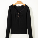  Waverly Sleeve Ribbed top Long Sleeve Top