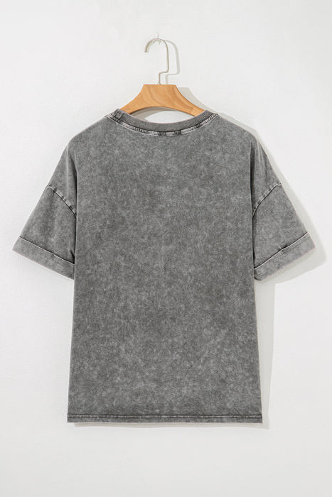 Western Steer Head Tie Dye Tee