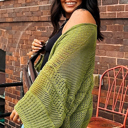  Whitley Crochet Knit Open Cardigan