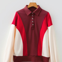  Whitley Patchwork Snap Oversize Hoodie