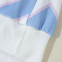  Whitney Striped Print Oversized Top