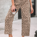  Winnie Print Straight Loose Jeans