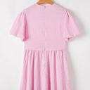  Winona Bubble Sleeve High Waist Mini Dress