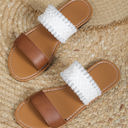 Woven Strap Flat Slippers