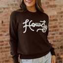  Wrenlee Embroidered Graphic Western Sweater