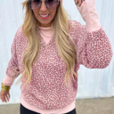  Wrenlee Print Patchwork Sweatshirt