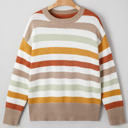  Wrenleigh Colorblock Drop Shoulder PLUS Sweater