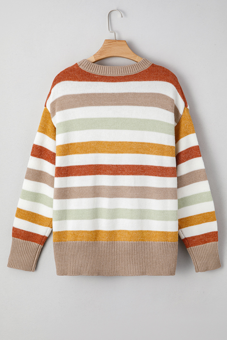 Wrenleigh Colorblock Drop Shoulder PLUS Sweater