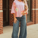  Wrenleigh Sleeve Oversized T Shirt