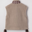  Wrenley Bows Sherpa Fleece Vest