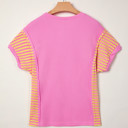  Wynter Patchwork Loose T Shirt