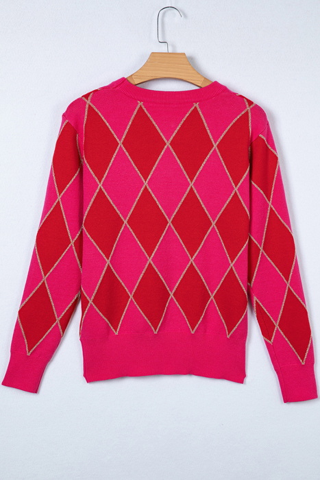 Wynter Pattern Knit Casual Sweater