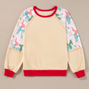  Wynter Sleeve Colorblock Edge Top