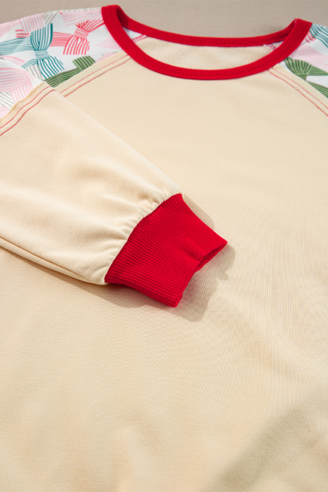 Wynter Sleeve Colorblock Edge Top