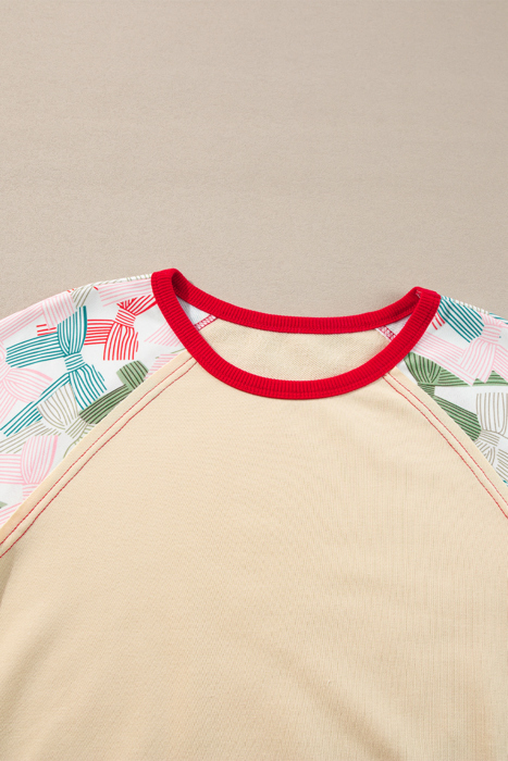 Wynter Sleeve Colorblock Edge Top