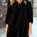  Ximena Sleeve Velvet Mini Dress