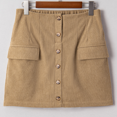 Xiomara Front Faux Mini Skirt