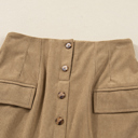  Xiomara Front Faux Mini Skirt