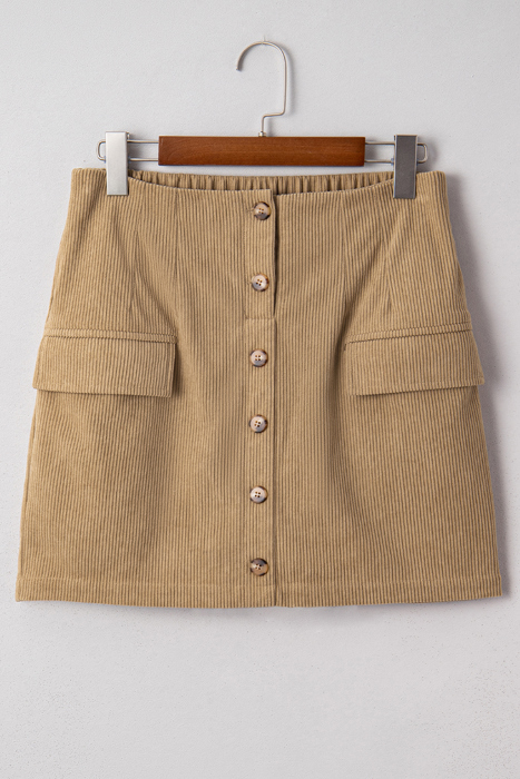Xiomara Front Faux Mini Skirt