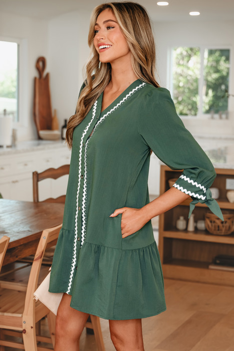 Xyla Bracelet Sleeve Shift Dress