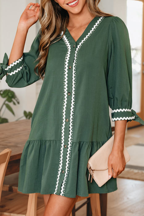 Xyla Bracelet Sleeve Shift Dress