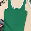  Xyla Lightweight Ribbed Knit Sweater Tank