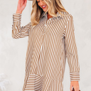  Yamileth Shirt Mini Dress Long Sleeve Top