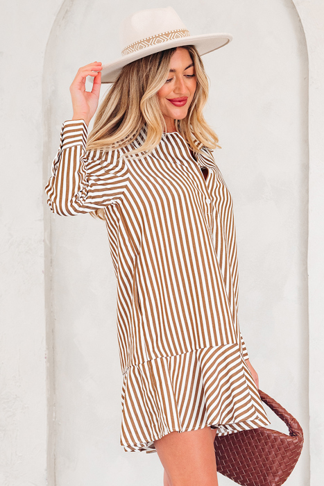 Yamileth Shirt Mini Dress Long Sleeve Top