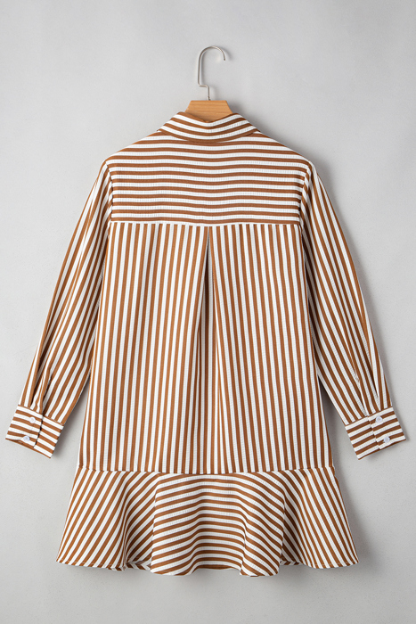 Yamileth Shirt Mini Dress Long Sleeve Top