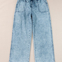 Myosotis Size 8 Yamileth Waistband Loose Straight Pants